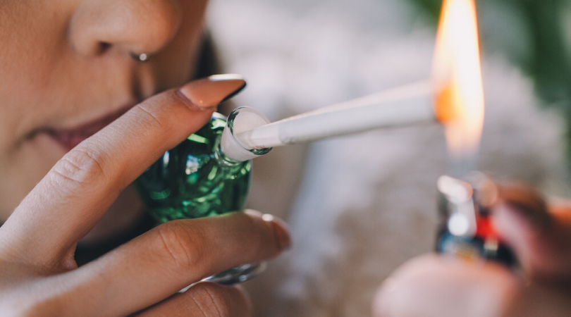 How to Use a Bubbler to Smoke Weed or Dabs