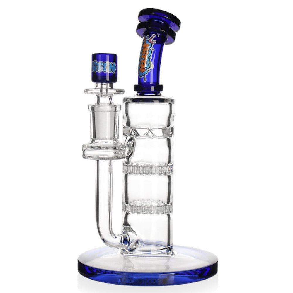 Wide Base Triple Perc Bong