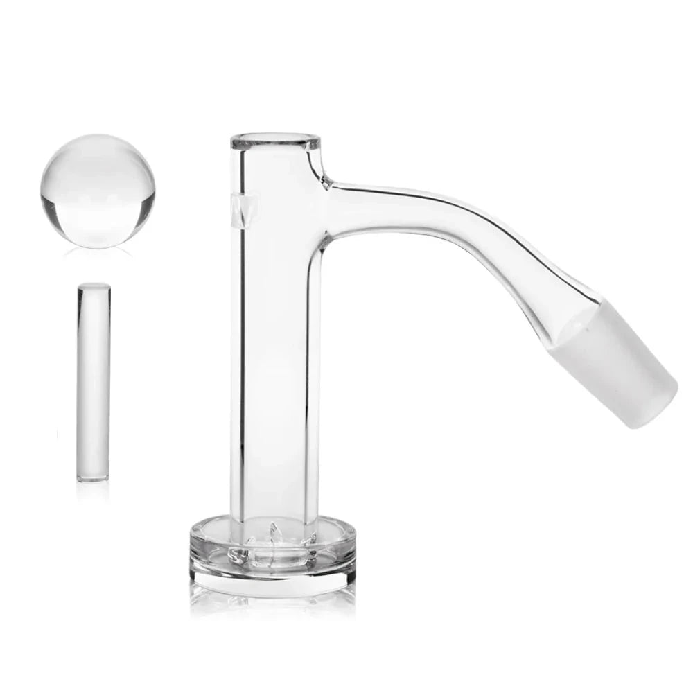 Grav Accessories 14mm 45° Quartz Control Tower Banger Set