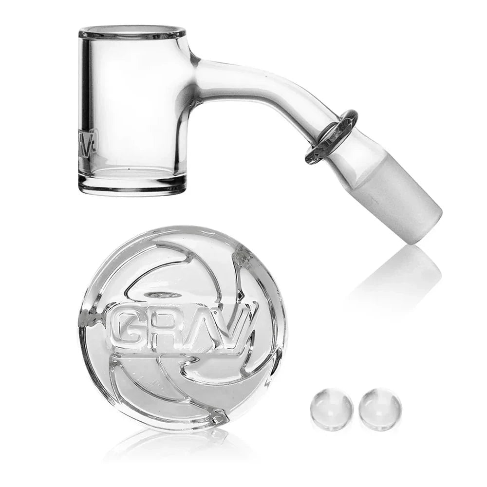 Grav Accessories 14mm 45° Seamless Quartz Banger Set