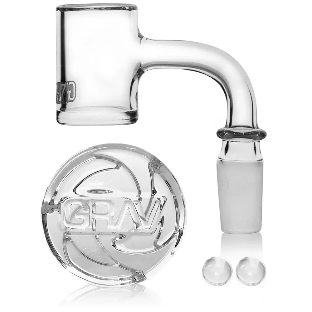 Grav Accessories 14mm 90° Seamless Quartz Banger Set