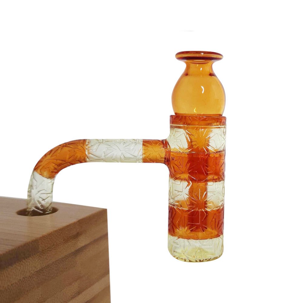Cheech Glass Accessories Amber Designed Banger Carp Cap Kit