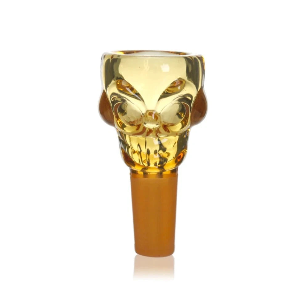 Fat Buddha Glass Accessories Amber Skull Bong Bowl