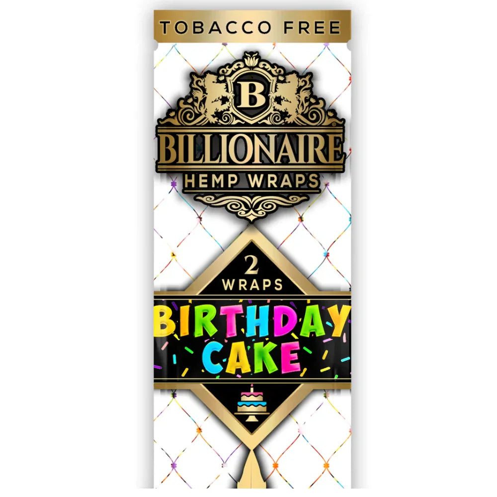 Juicy Hemp Wraps Accessories Birthday Cake Billionaire Hemp Wraps (3pk)