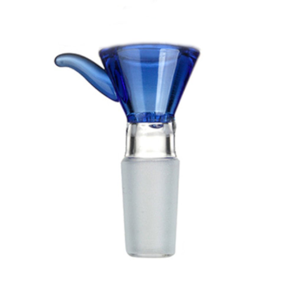 Fat Buddha Glass Accessories Blue 18mm Funnel Bowl w/Screen