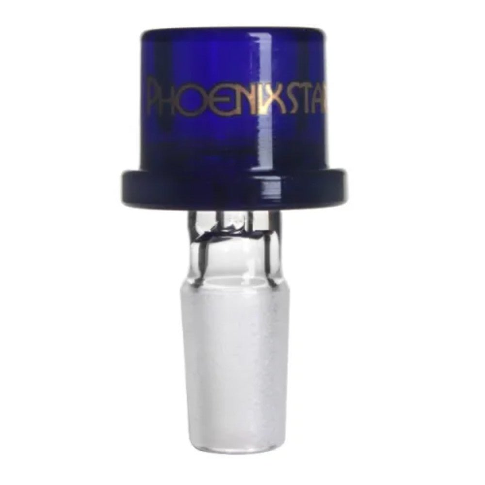 Phoenix Accessories Blue Cylinder Glass Bong Bowl