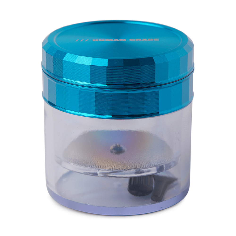 Human Grade Accessories Blue Storage Grinder 1a