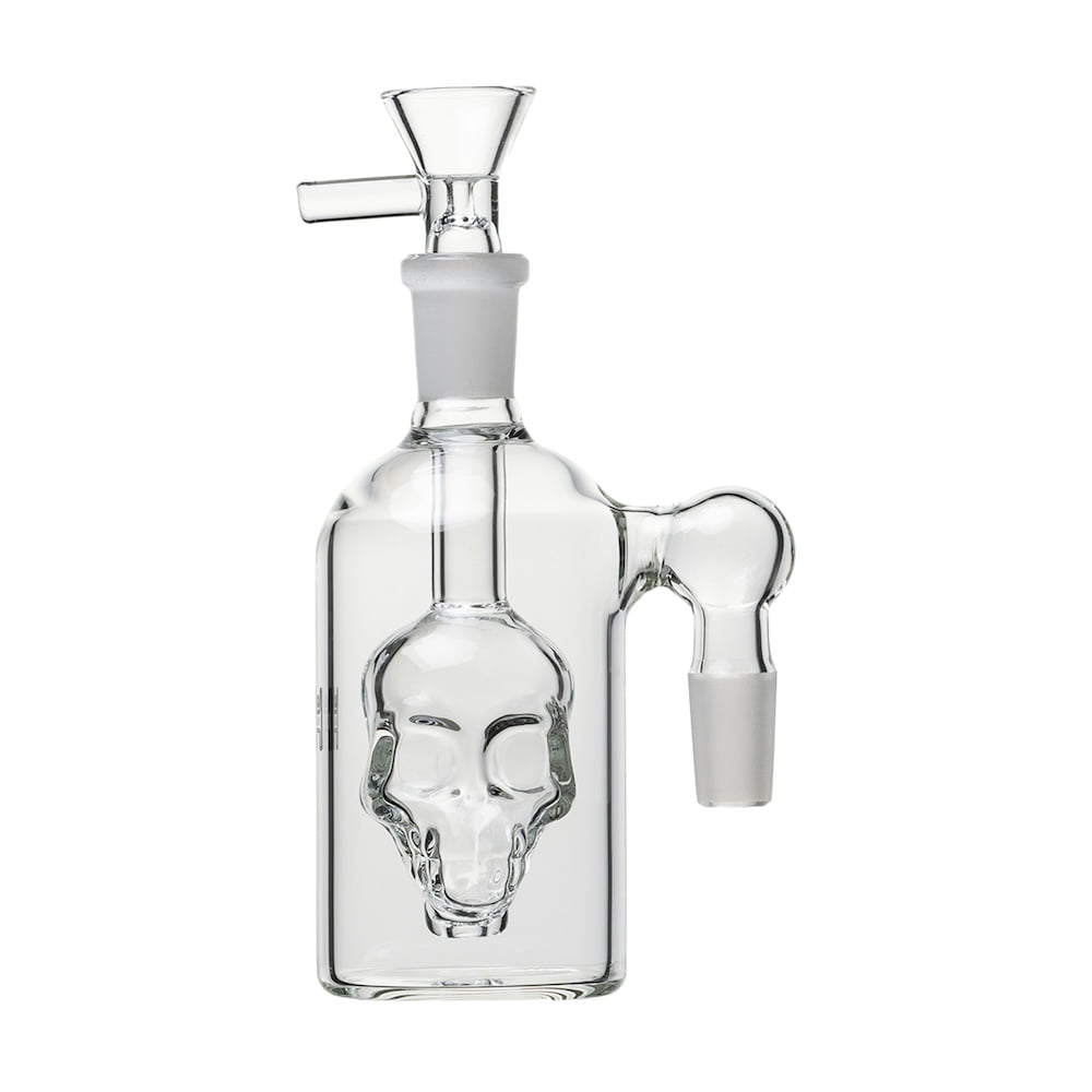 Human Grade Accessories Clear Skull 90° Ash Catcher