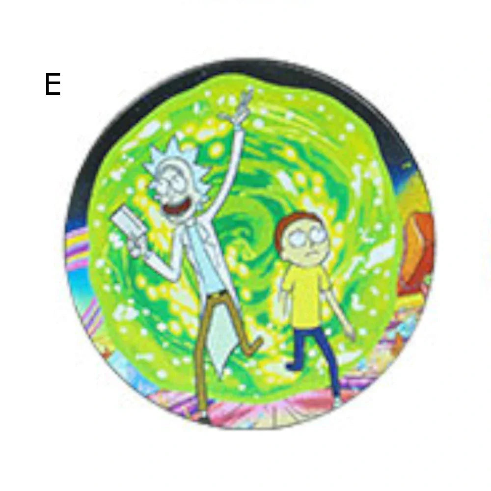 Fat Buddha Glass Accessories E Rick and Morty Herb Grinder