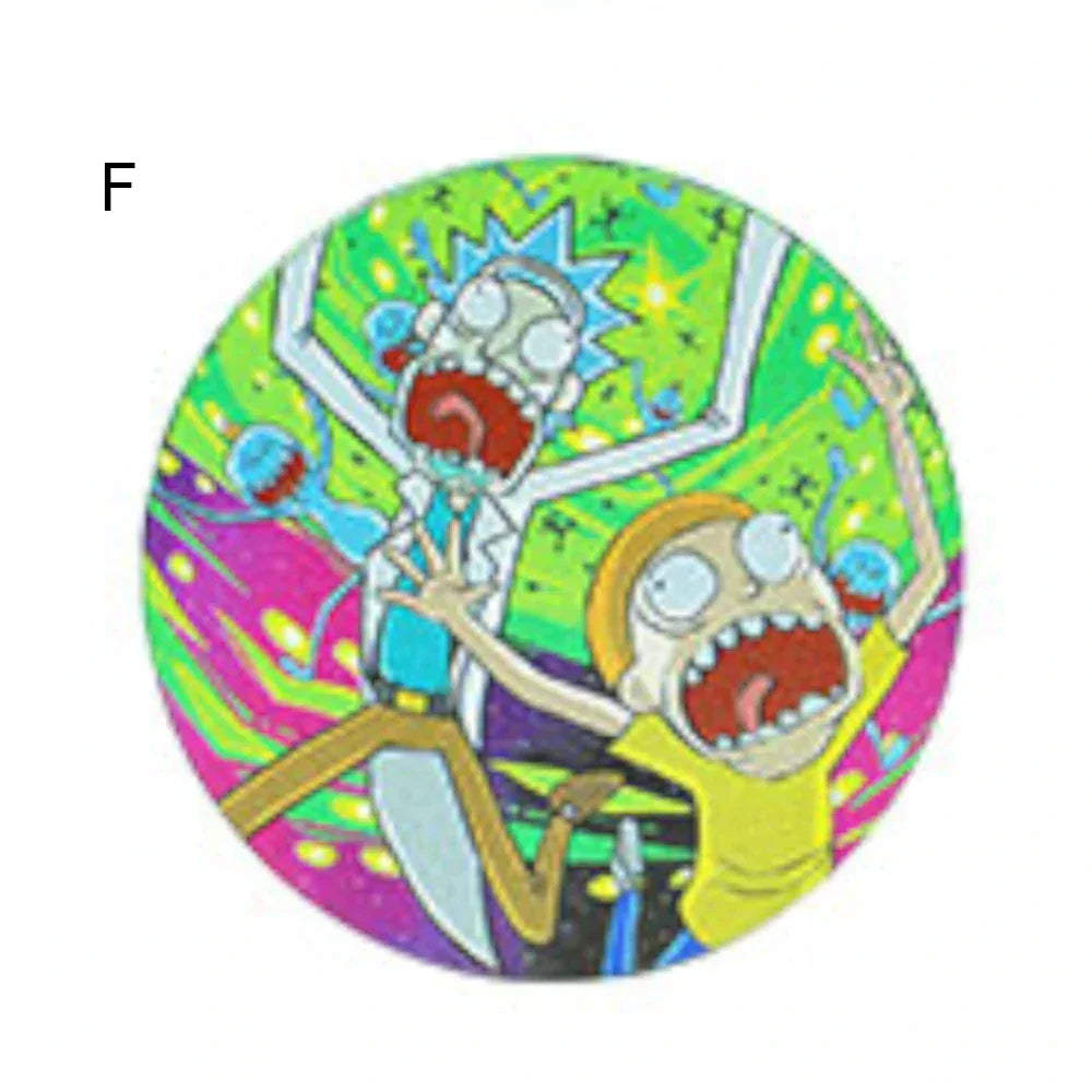 Fat Buddha Glass Accessories F Rick and Morty Herb Grinder