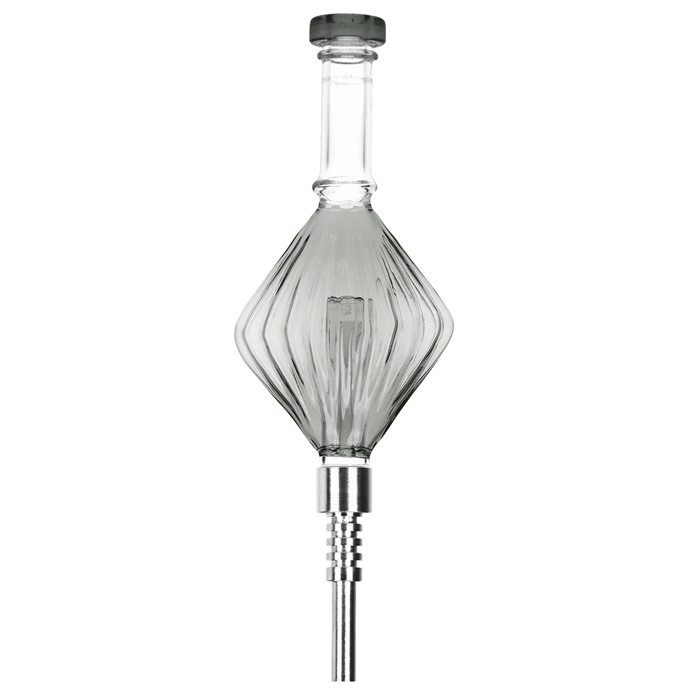 Pulsar Accessories Gray Art Deco Diamond Dab Straw