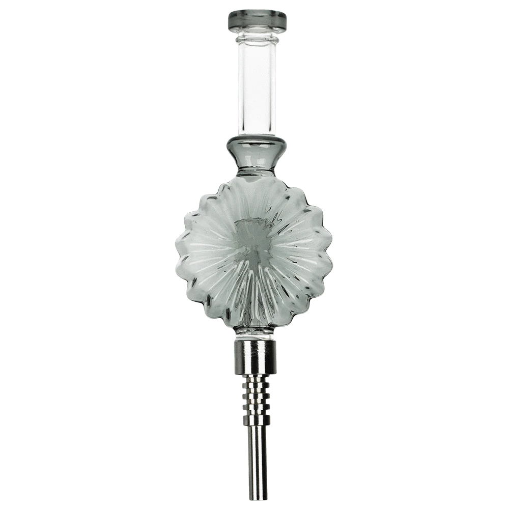 Pulsar Accessories Gray Art Deco Round Dab Straw