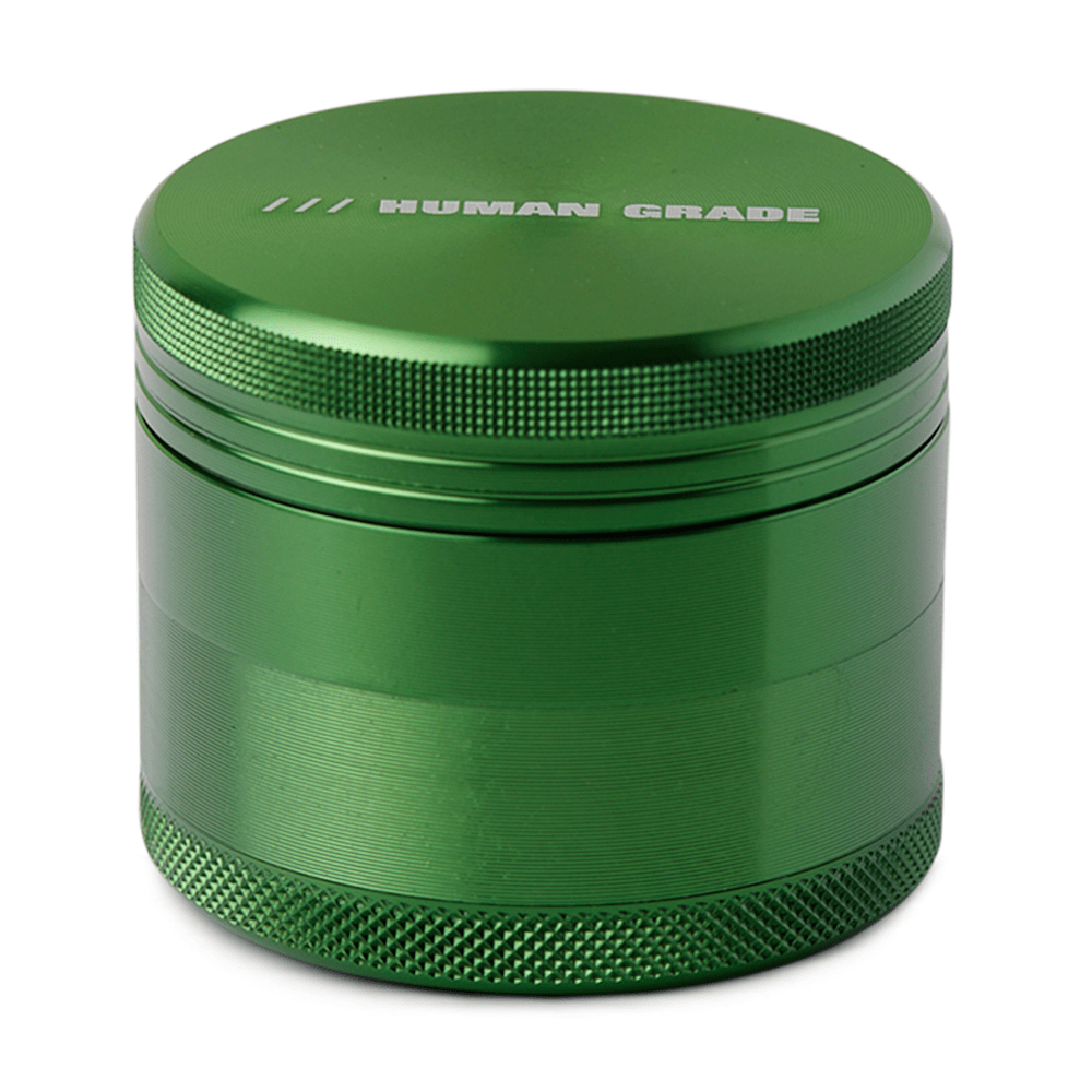 Human Grade Accessories Green 2.5in 4pc Grinder 1B
