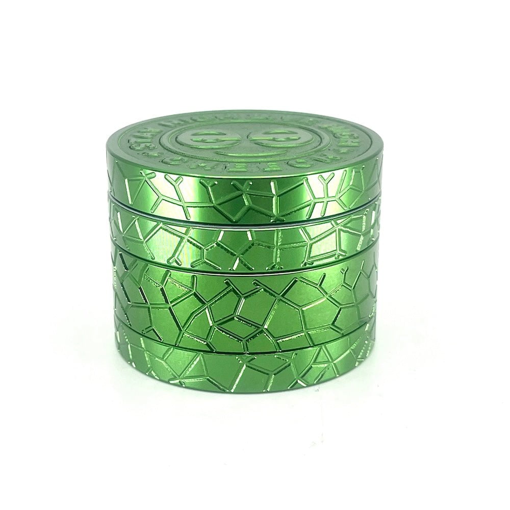 Cheech Glass Accessories Green 4pc Cheech Grinder