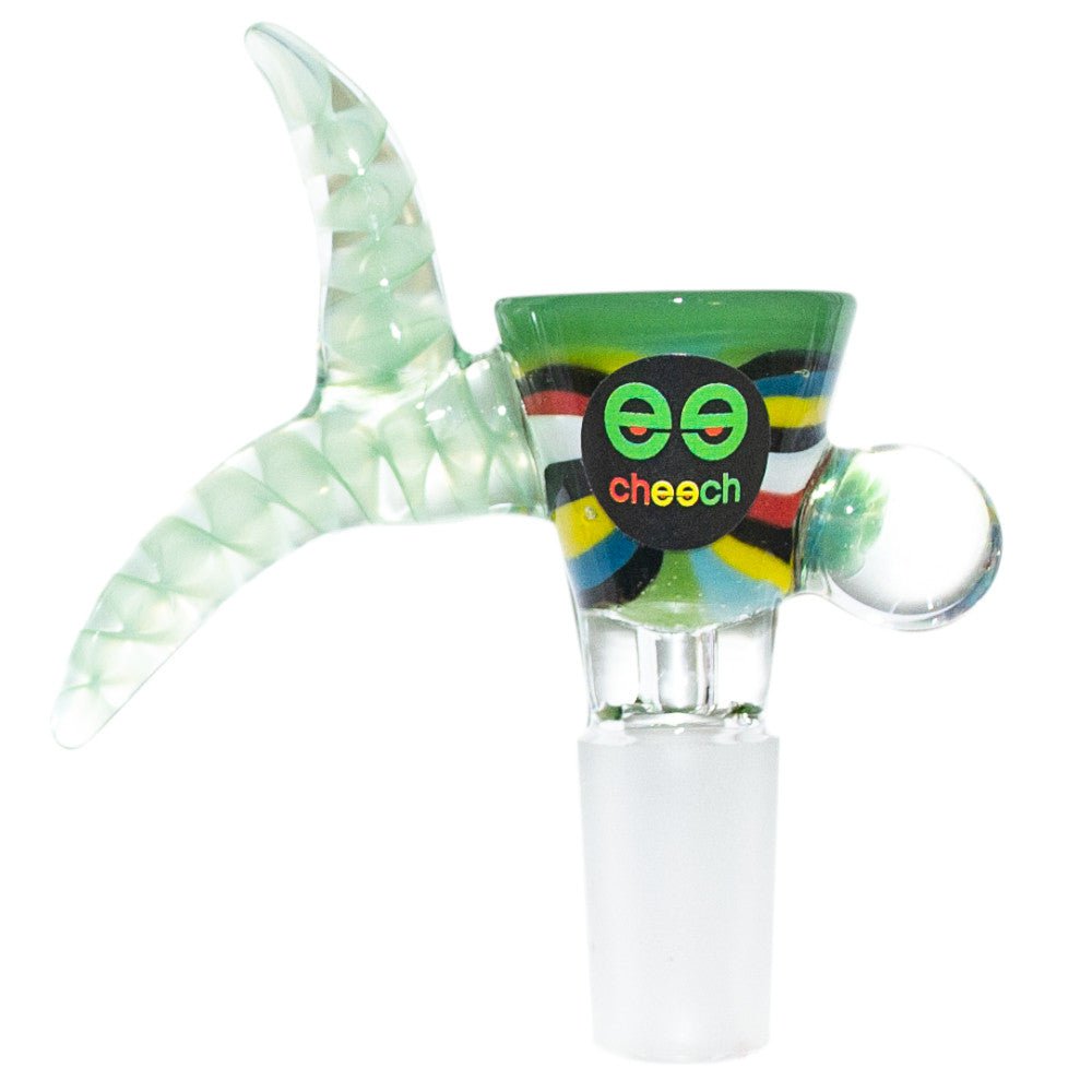 Cheech Glass Accessories Green Wig Wag Double Horn Bowl