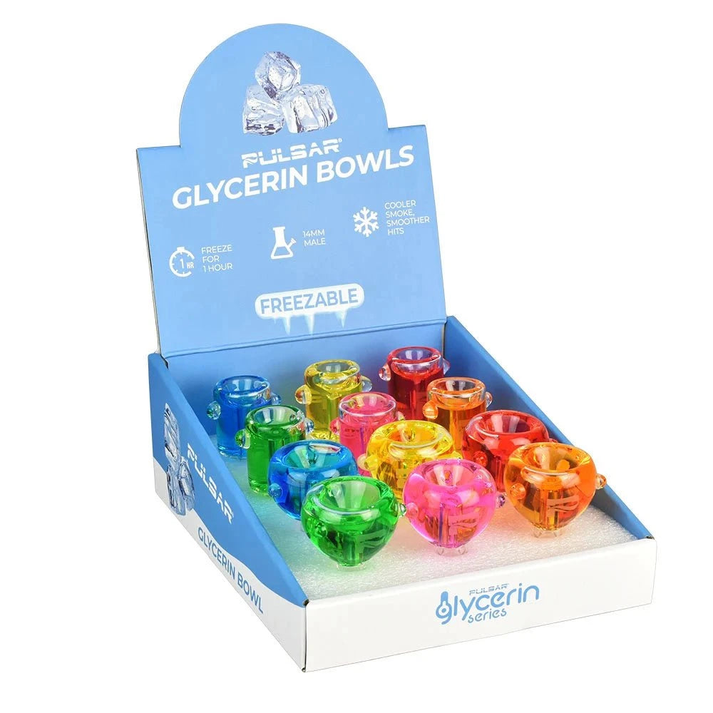 Pulsar Accessories Pink Bubble Freeze Bong Bowl