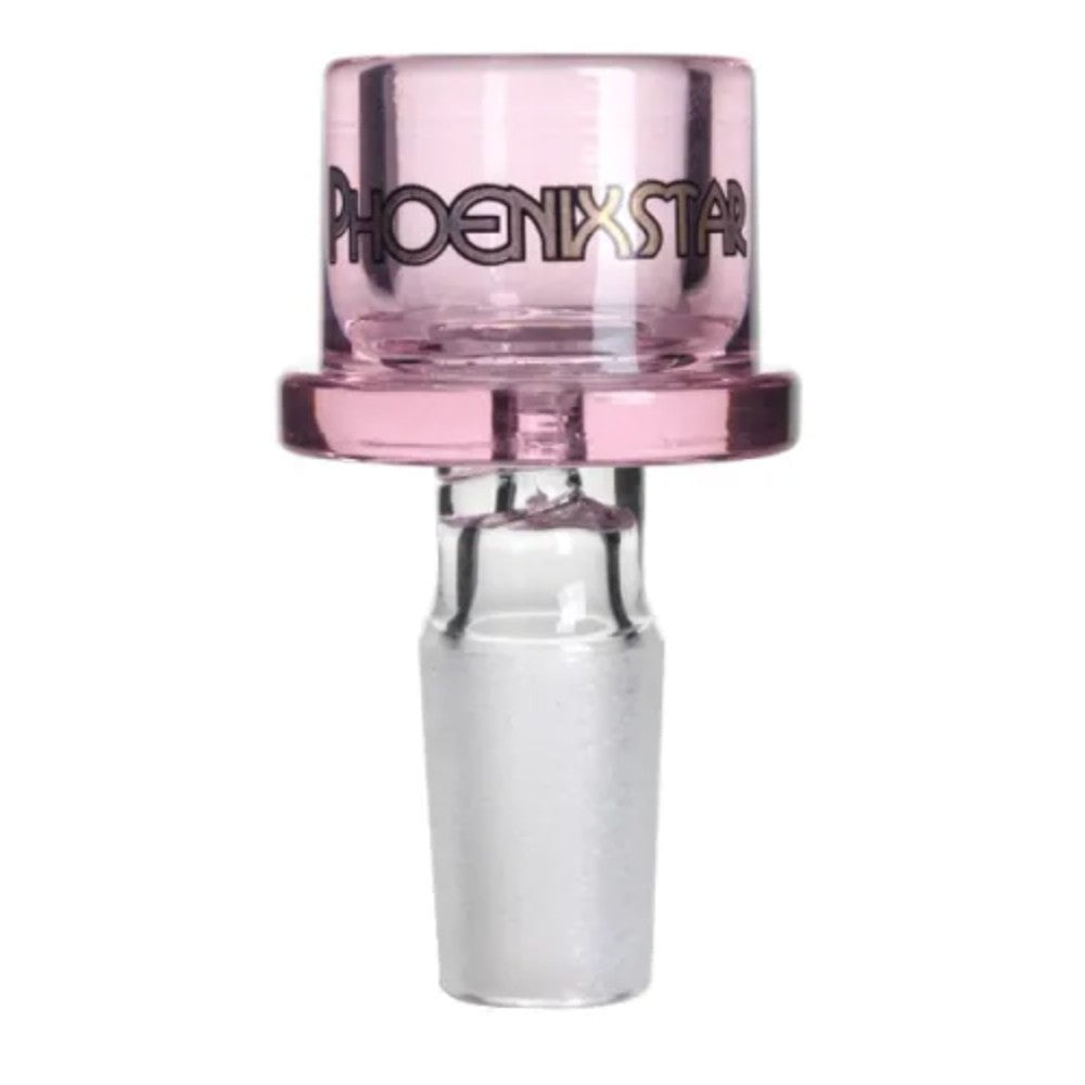 Phoenix Accessories Pink Cylinder Glass Bong Bowl