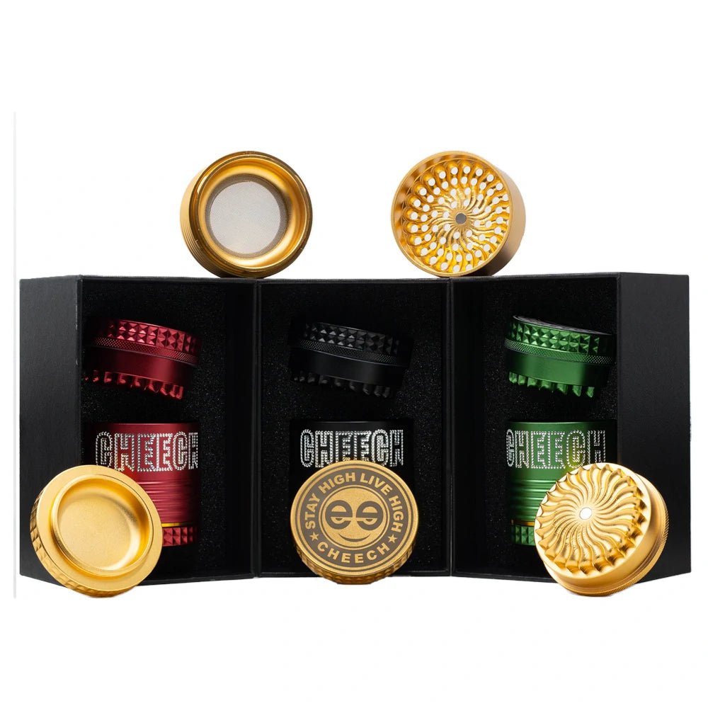 Cheech Glass Accessories Quick Release 4pc Grinder