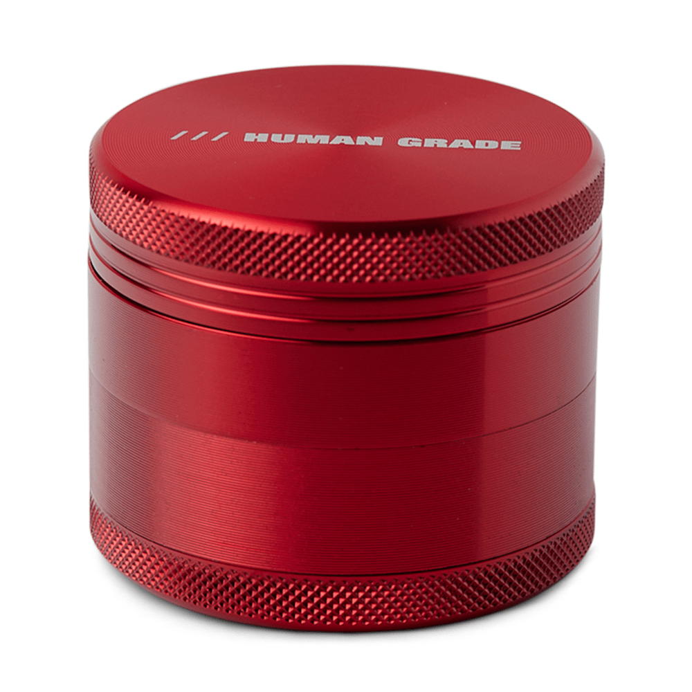 Human Grade Accessories Red 2.5in 4pc Grinder 1B