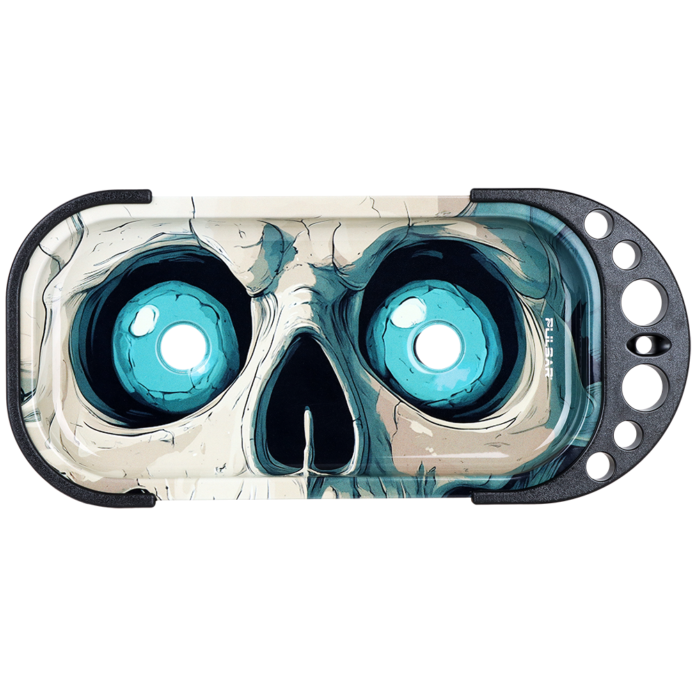 Pulsar Accessories Skull Elevated Cone Rolling Tray