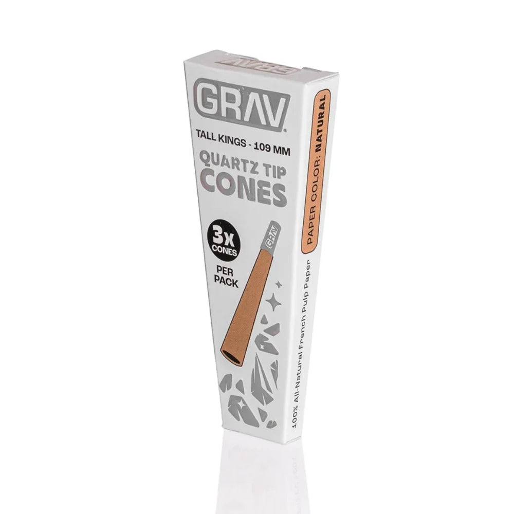 Grav Accessories Tall Kings Quartz Tip Cones