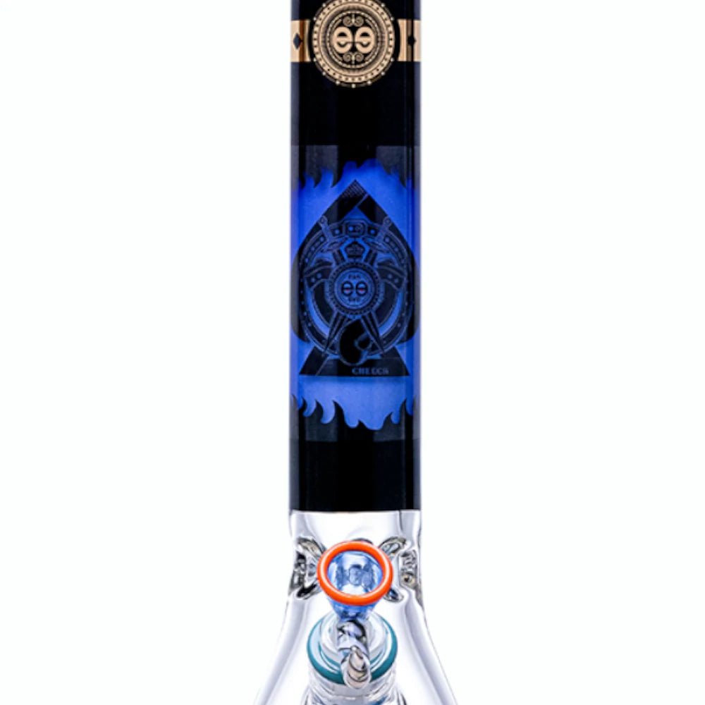 Cheech Glass Ace of Spades Beaker Bong