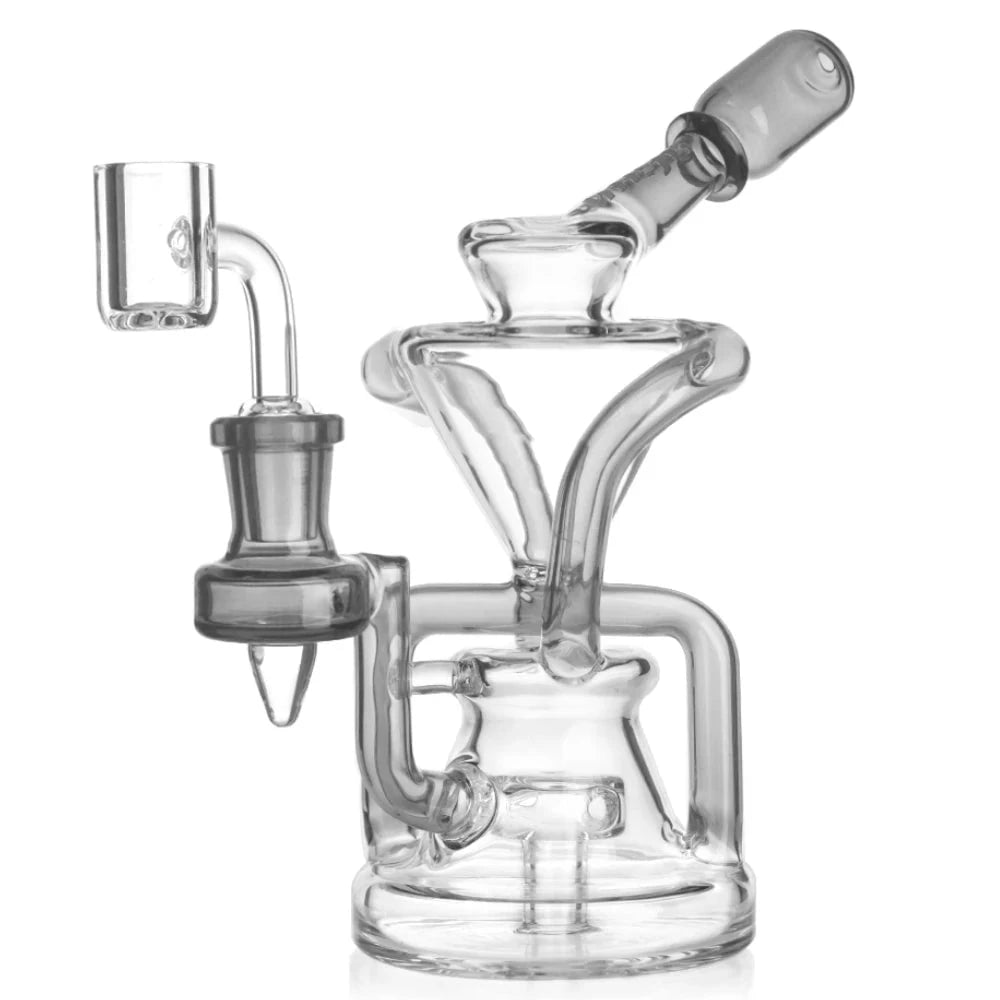 HITTN Black Twist cyclone Recycler Dab Rig