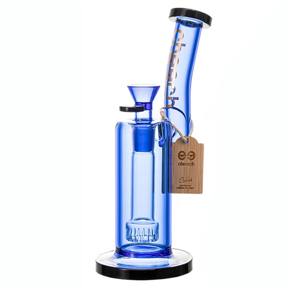 Cheech Glass Blue Center Mount Water Pipe
