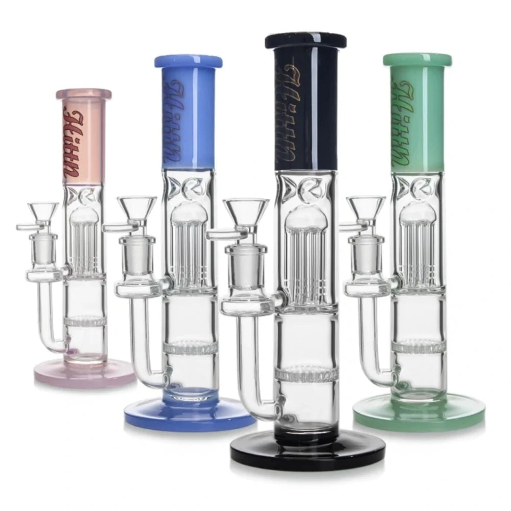 HITTN Bong 10in Double Perc Bong