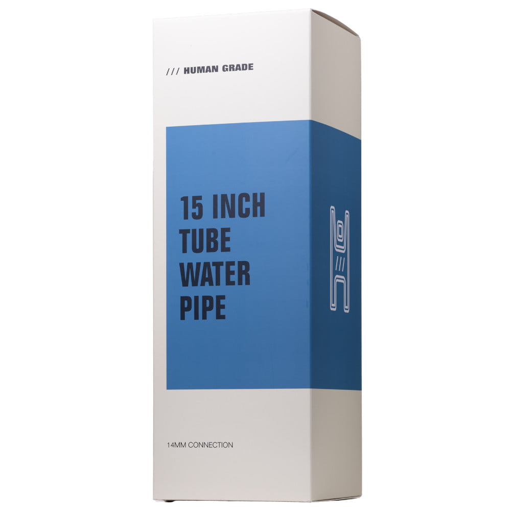 Human Grade Bong 15in Tube Bong