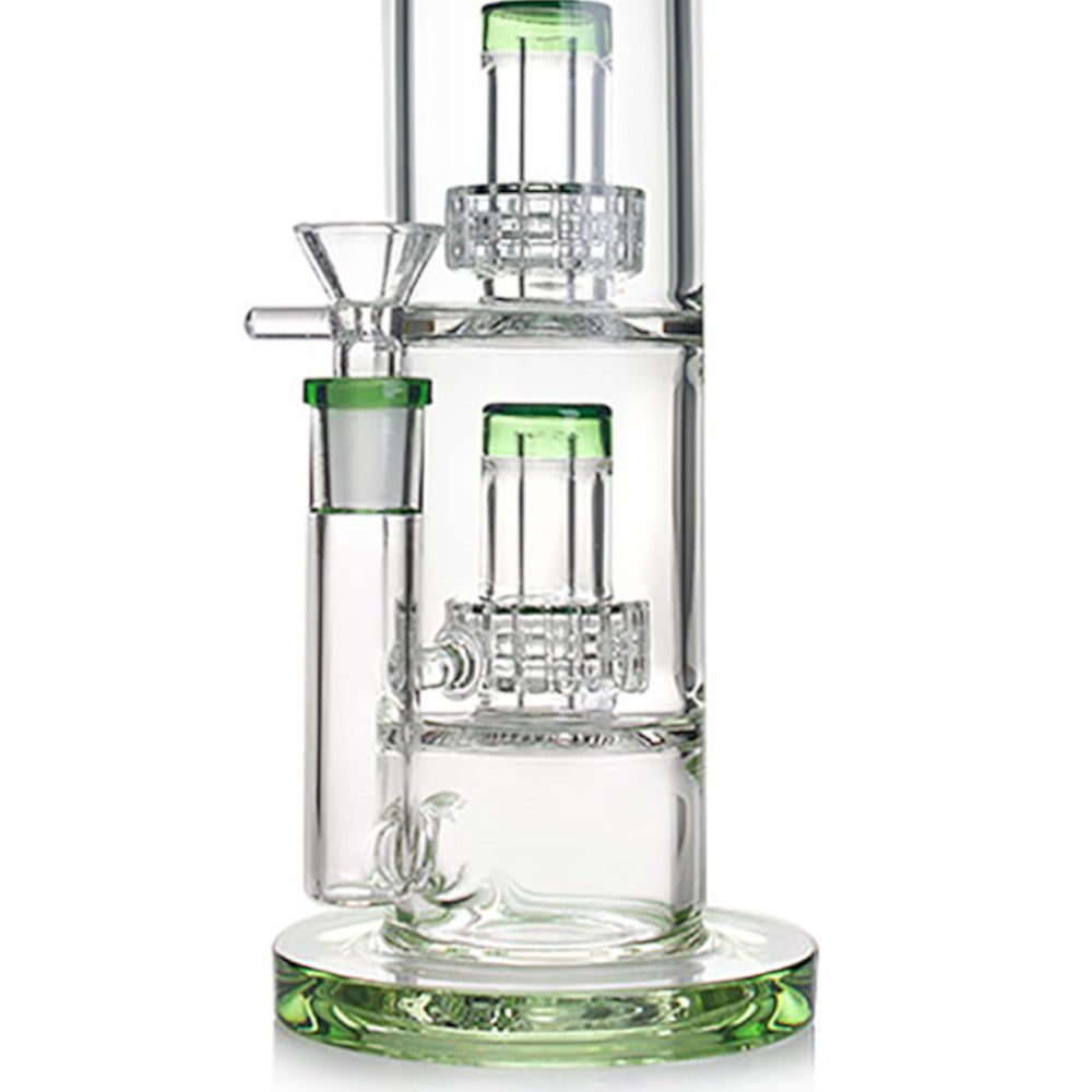 Fat Buddha Glass Bong 3 Chamber Matrix Bong