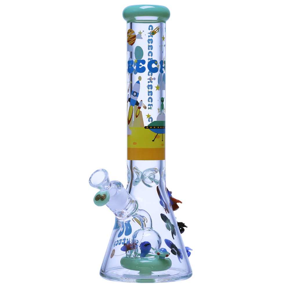 Cheech Glass Bong Alien Beaker Bong