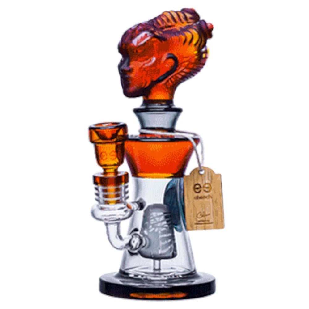 Cheech Glass Bong Amber Hanus Water Pipe