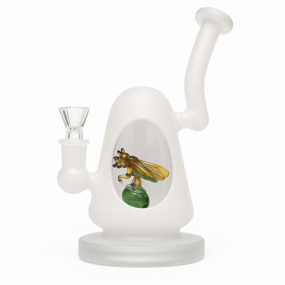 Fat Buddha Glass Bong Bee Bong