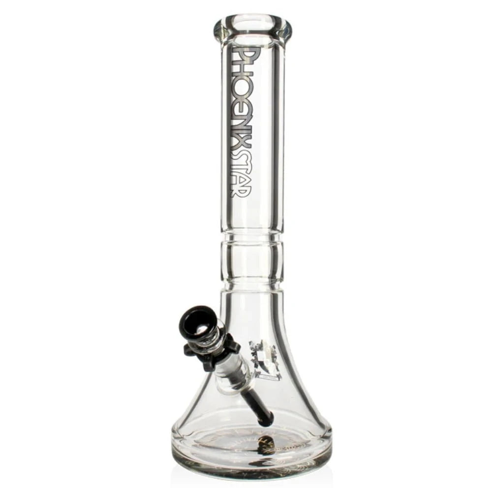 Phoenix Bong Black 9mm Thick Beaker Bong