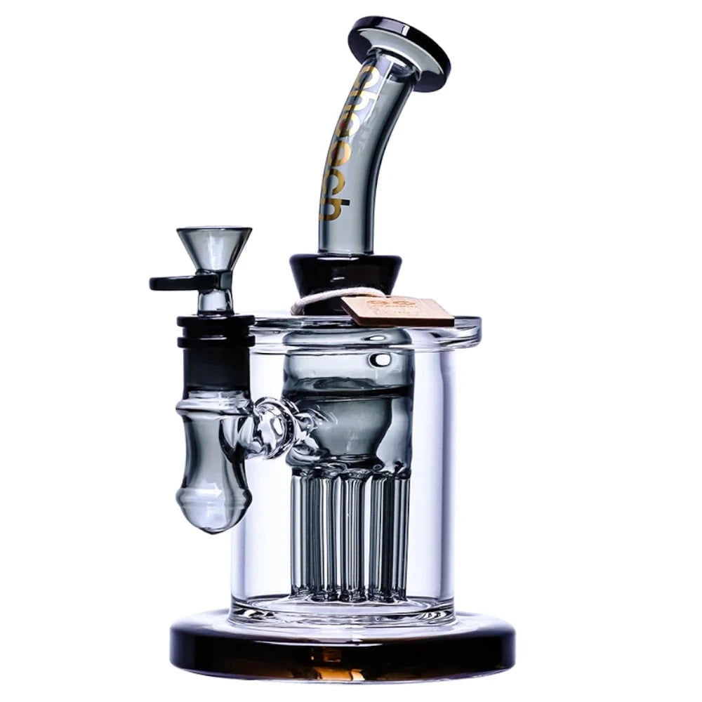 Cheech Glass Bong Black Clear View Water Pipe