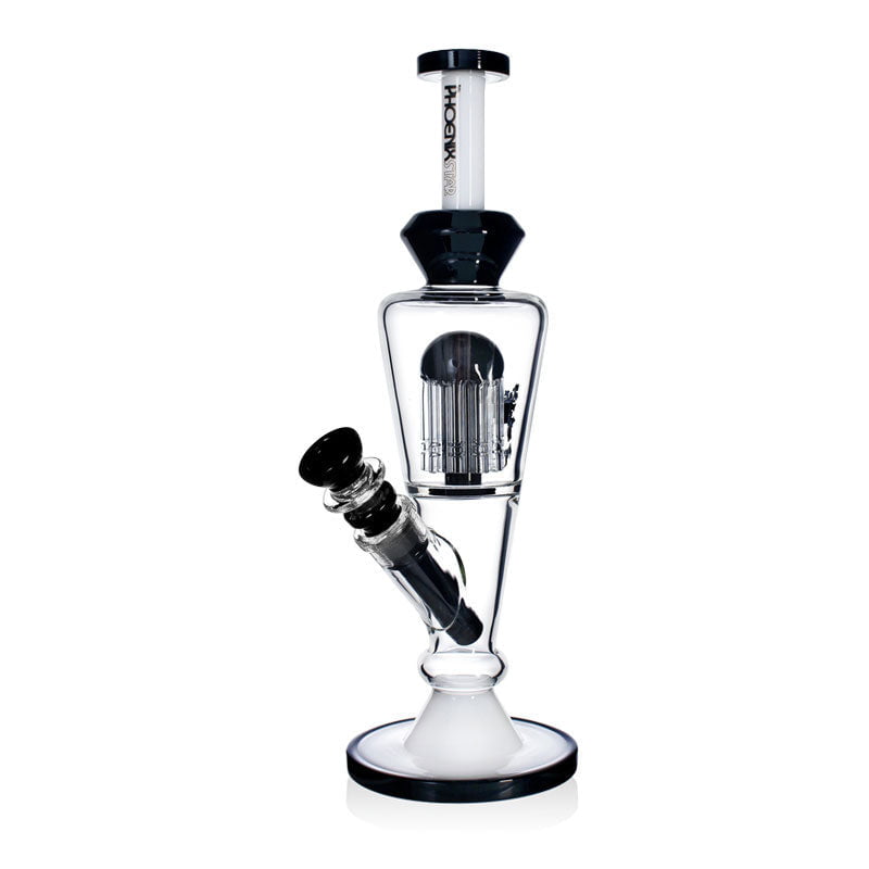 Phoenix Bong Black Elegant Tree Perc Bong