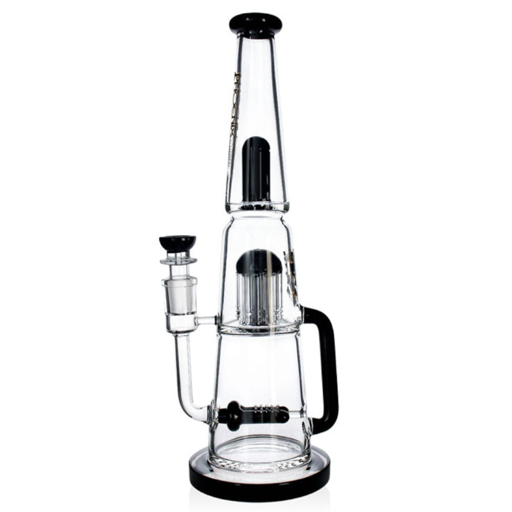 Phoenix Bong Black Recycler Dual Perc Bong