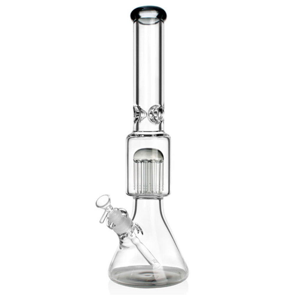 Fat Buddha Glass Bong Black Tree Beaker Bong