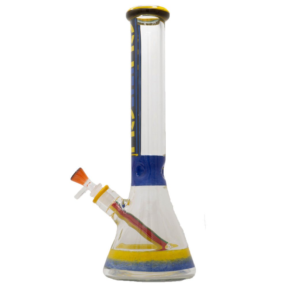 Cheech Glass Bong Blue Back in Time Beaker Bong