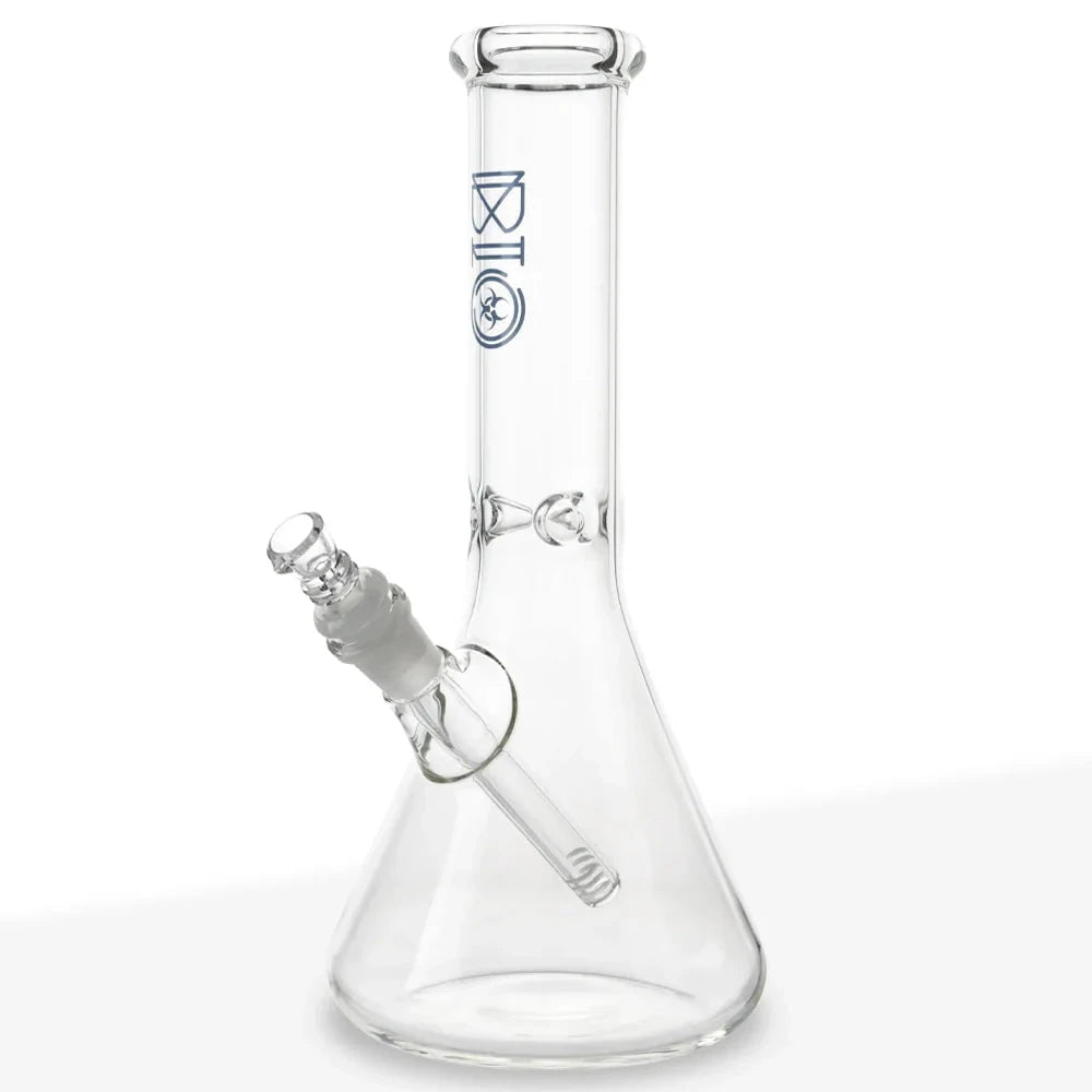 Biohazard Bong Blue Bio Beaker Bong w/Ice Catcher