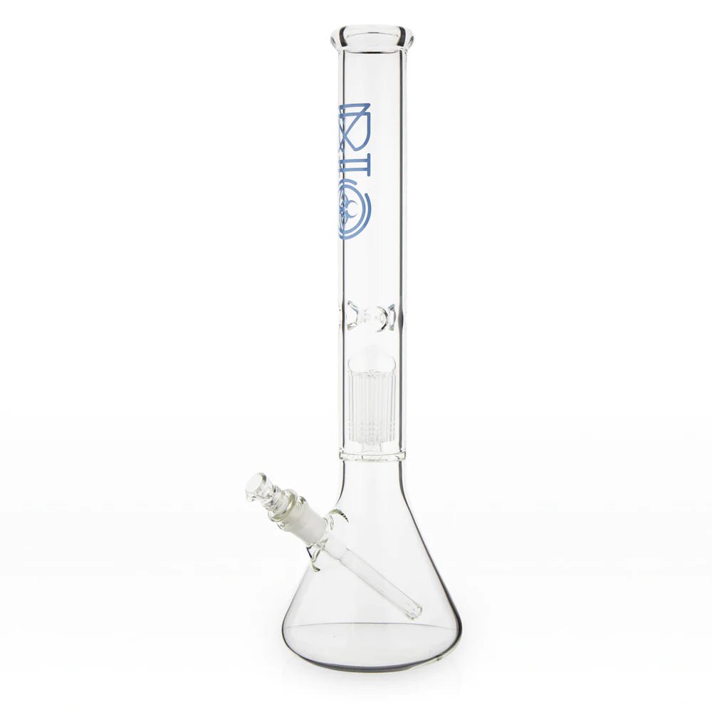 Biohazard Bong Blue Bio Beaker Matrix Bong