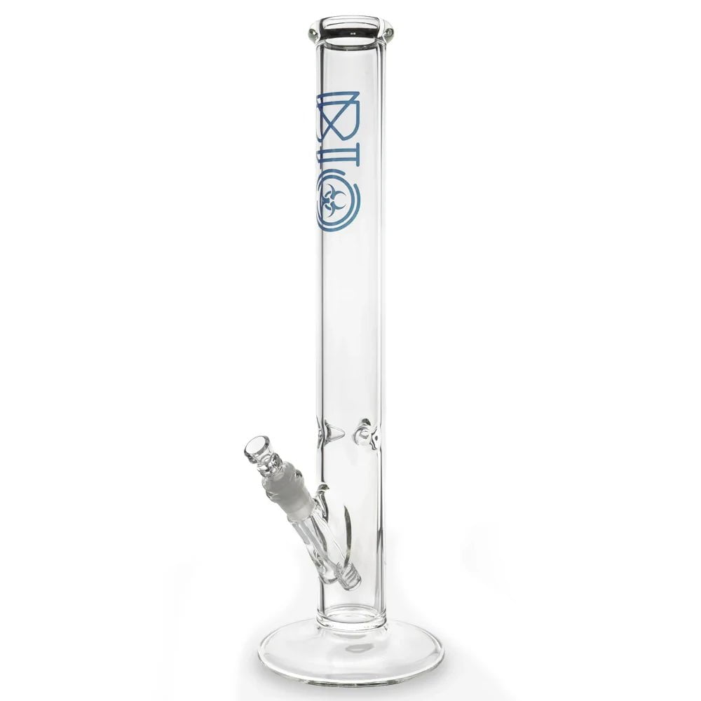 Biohazard Bong Blue BIO Straight Bong