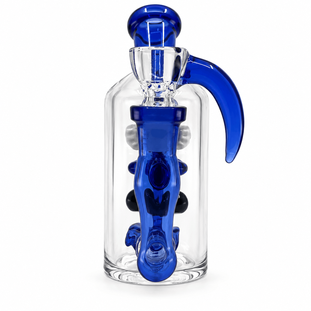 Fat Buddha Glass Bong Blue Dino Bong