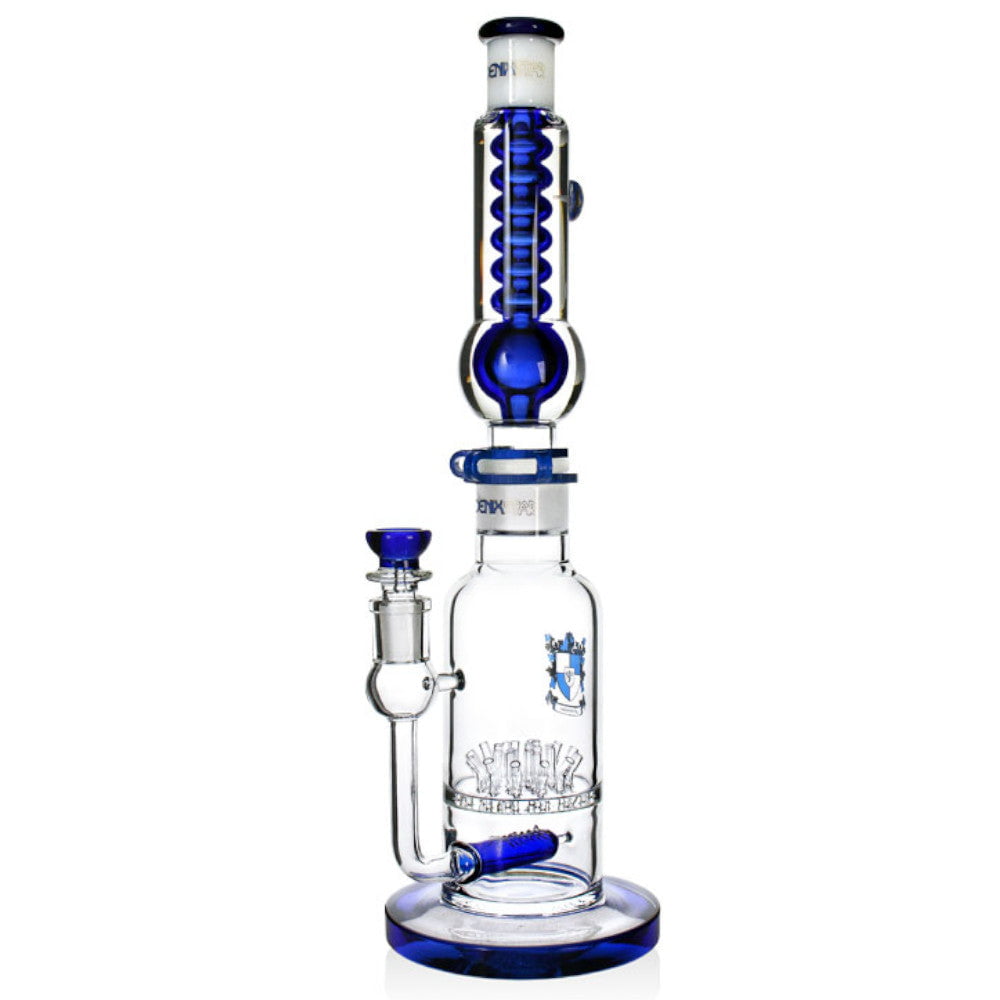 Phoenix Bong Blue Freezable Glass Bong (LG)