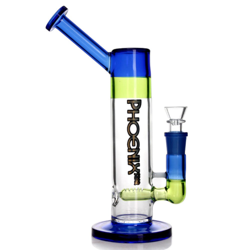 Phoenix Bong Blue Inline Bubbler Bong