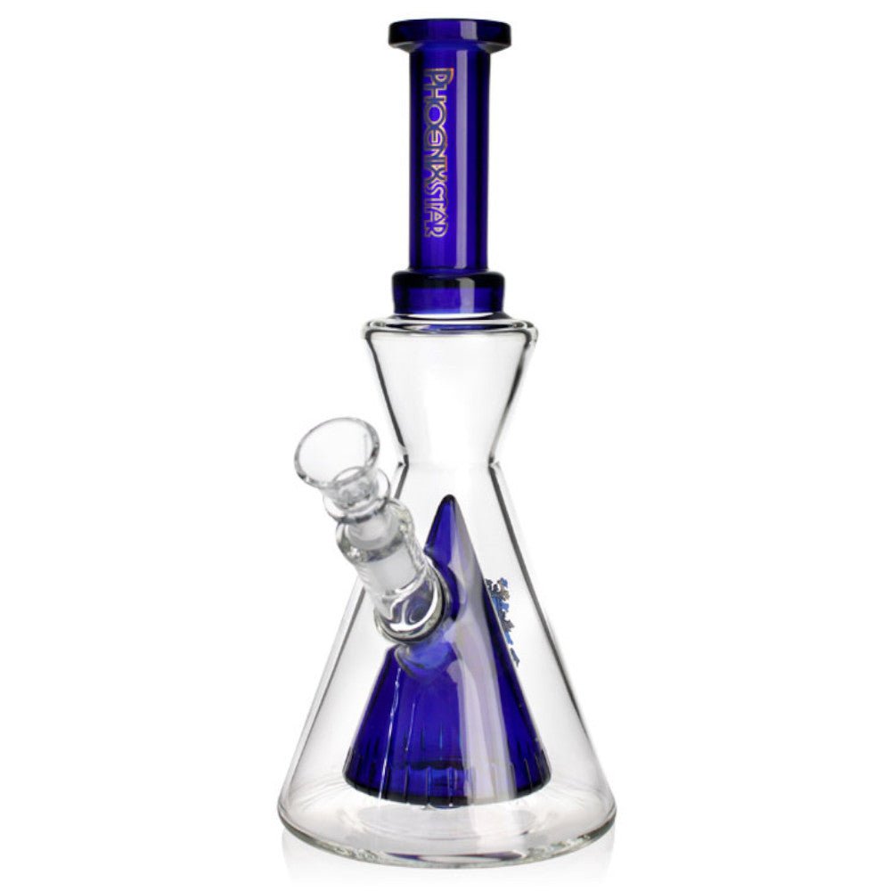 Phoenix Bong Blue Pyramid Disc Bong