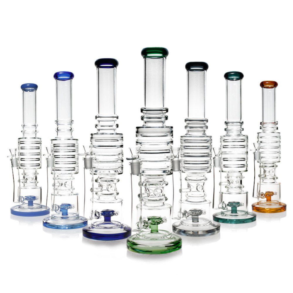 Fat Buddha Glass Bong Blue The Big Kahuna Bong