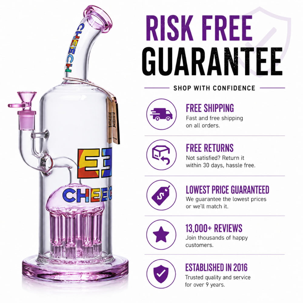 Cheech Glass Bong Bubbles Bong
