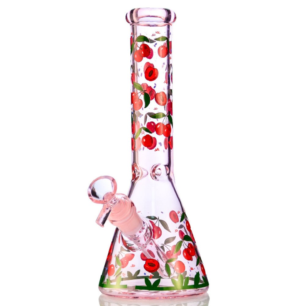 Fat Buddha Glass Bong Cherry Beaker Bong